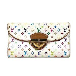 LOUIS VUITTON White Monogram Wallet